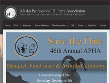 Tablet Screenshot of alaskaprohunter.org